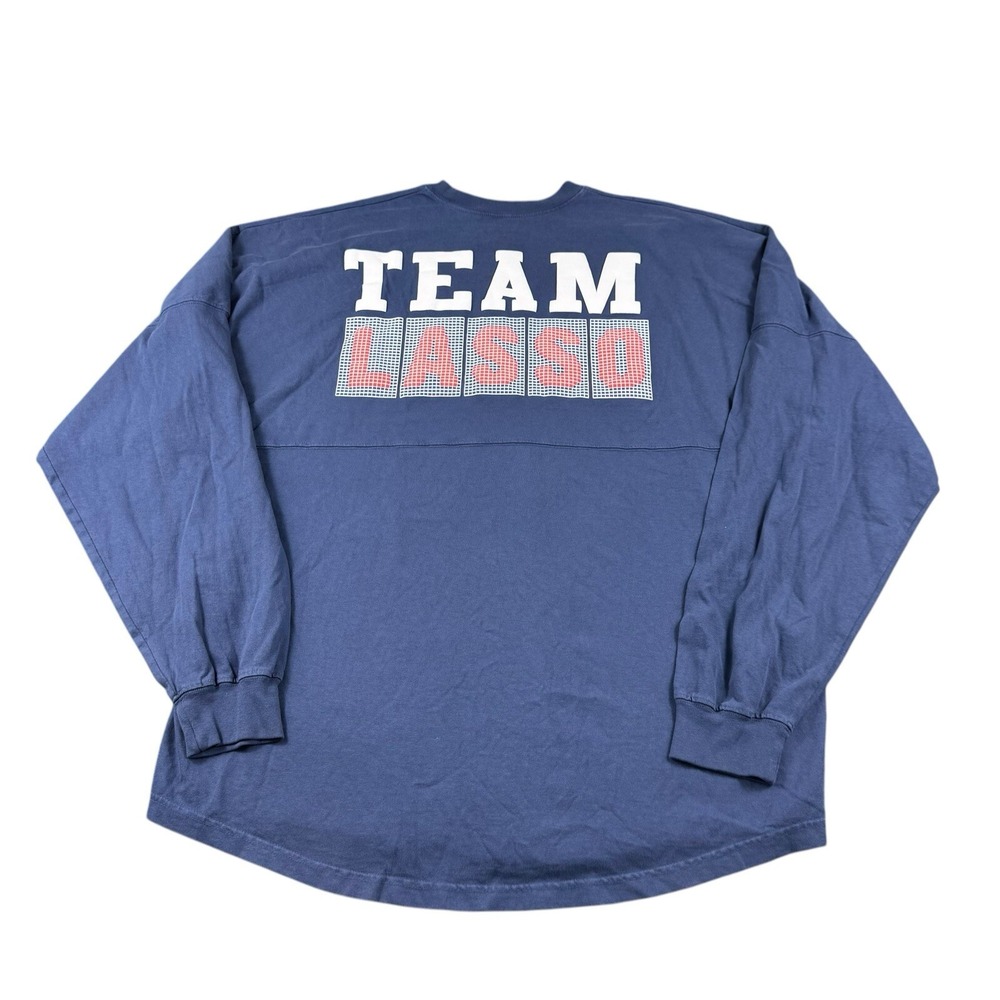 Ted Lasso Spirit Jersey Team Lasso Soccer Long Sleeve Graphic Blue XL